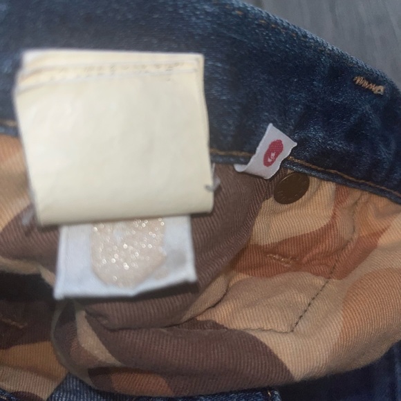 Host pick 💋 Rare! Vintage authentic Japan Bape Jeans A Bathing Ape women’s XS 2 - Picture 6 of 9